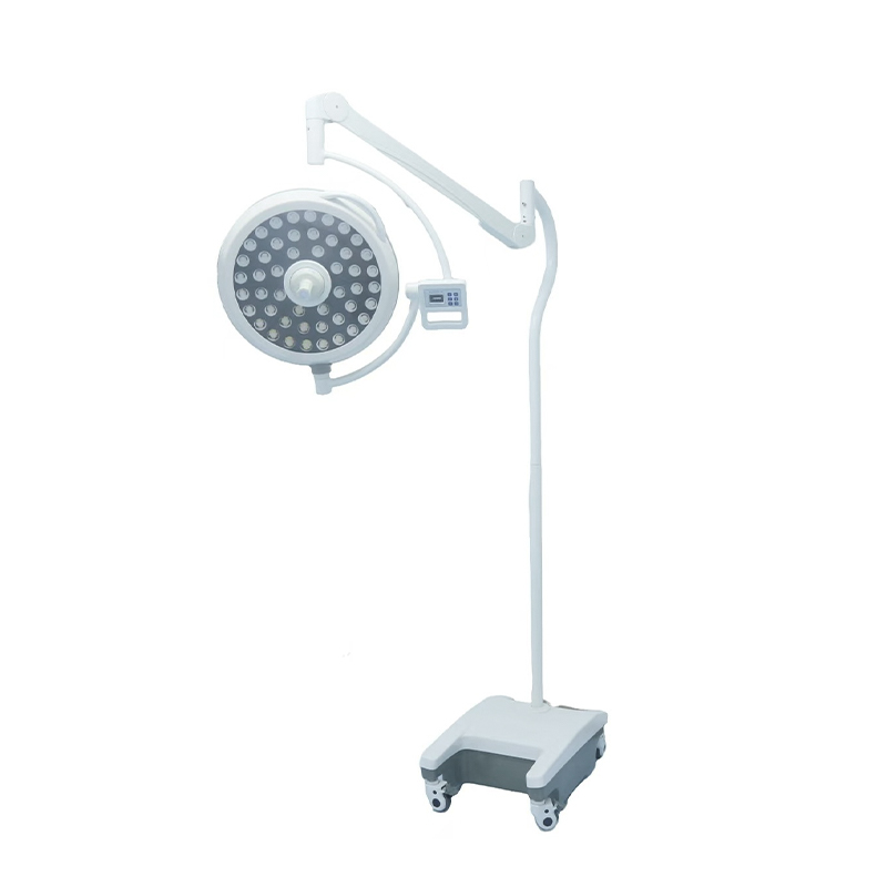 48 W-os mobil LED árnyék nélküli sebészeti lámpa görgőkkel
